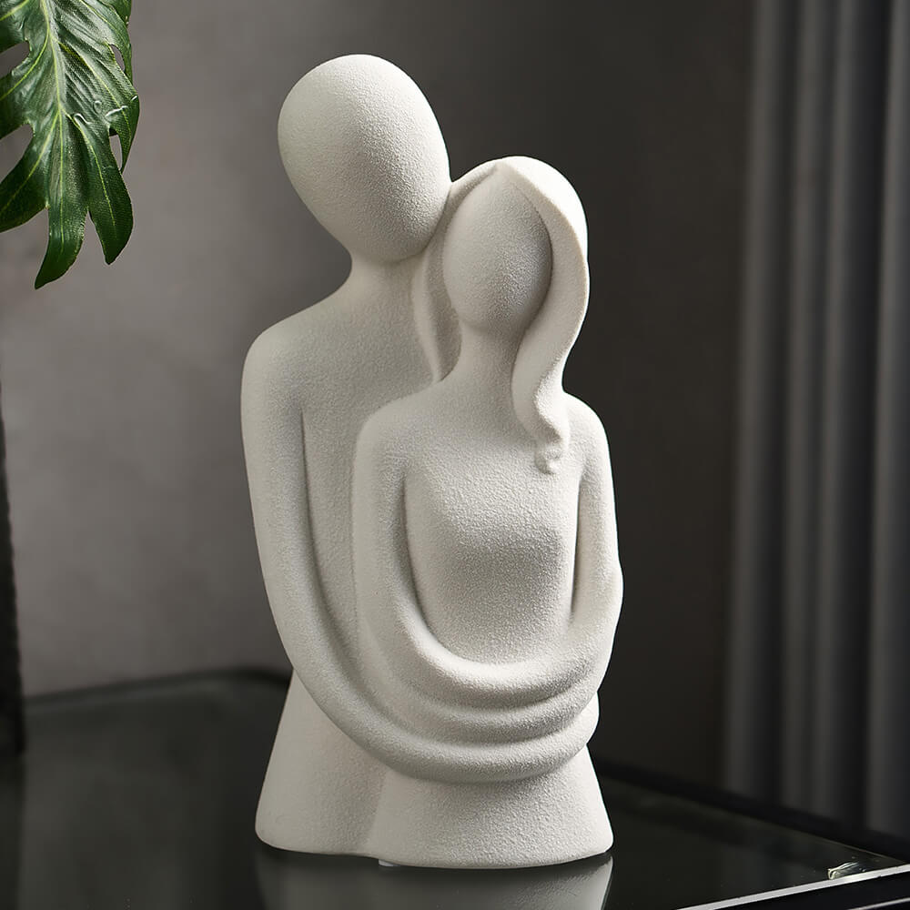 Abstract Couple Person Statue Desk Ornament Collection - DormVibes