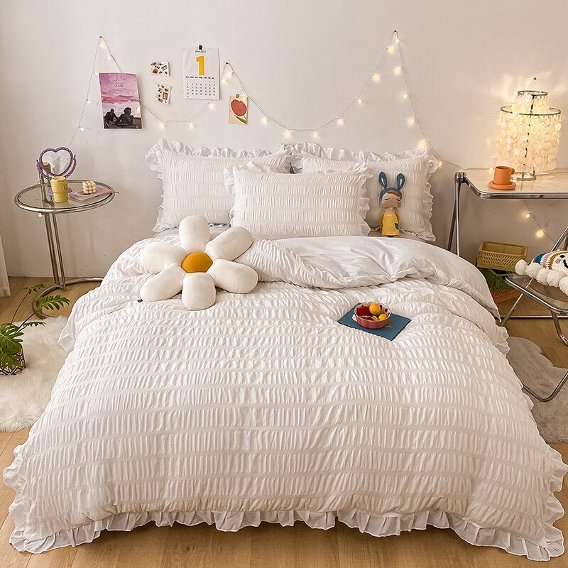 Boho Dreams Ruffled Bed Set - DormVibes