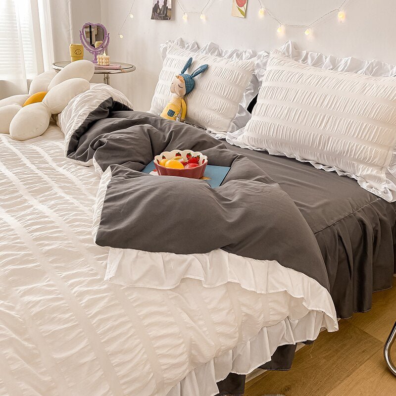 Boho Dreams Ruffled Bed Set - DormVibes