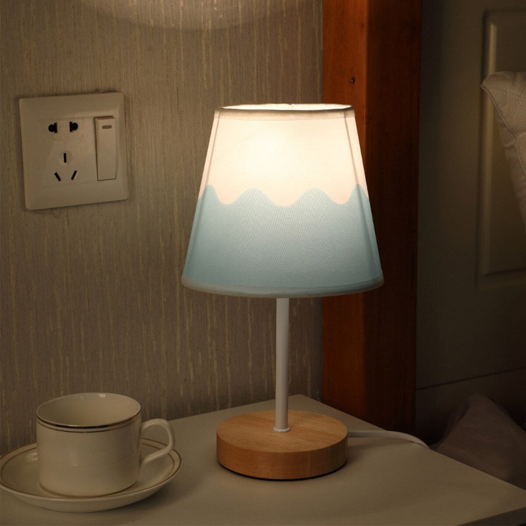 Boho LED Wooden Table Lamp - DormVibes