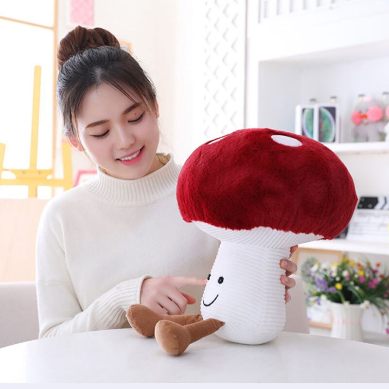 Cute Mushroom Pillow Stuffed Plush Toys - DormVibes