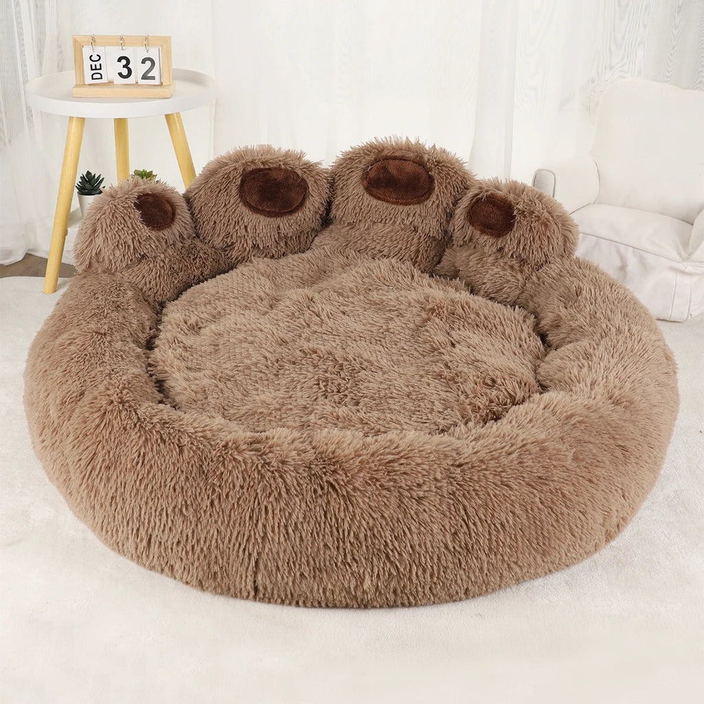 Cute Paw-Shaped Dog Sofa Beds: Warm & Washable - DormVibes