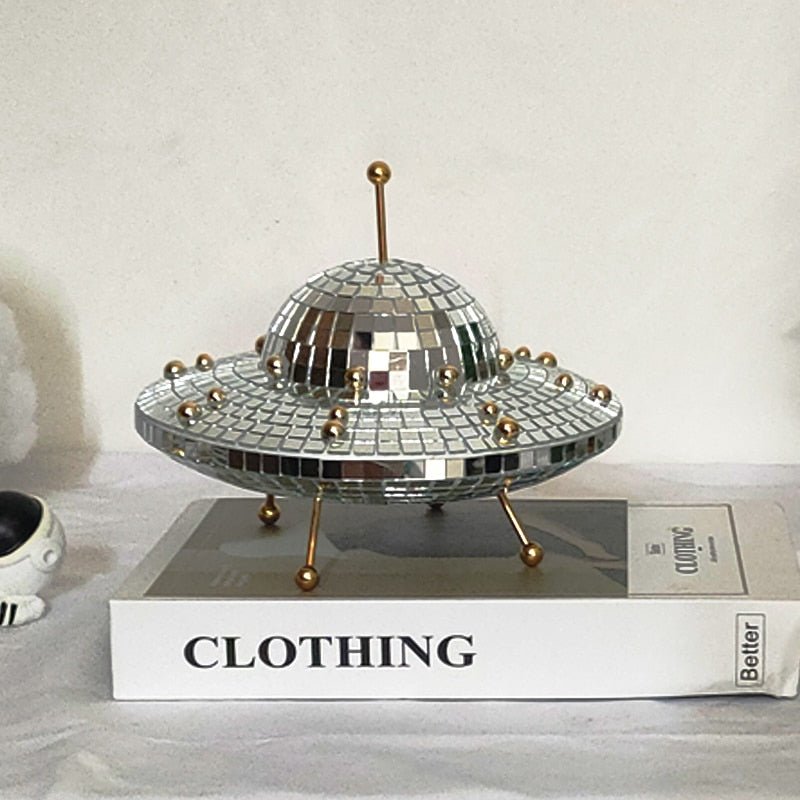 Desk Ornament Disco Ball UFO Space World - DormVibes