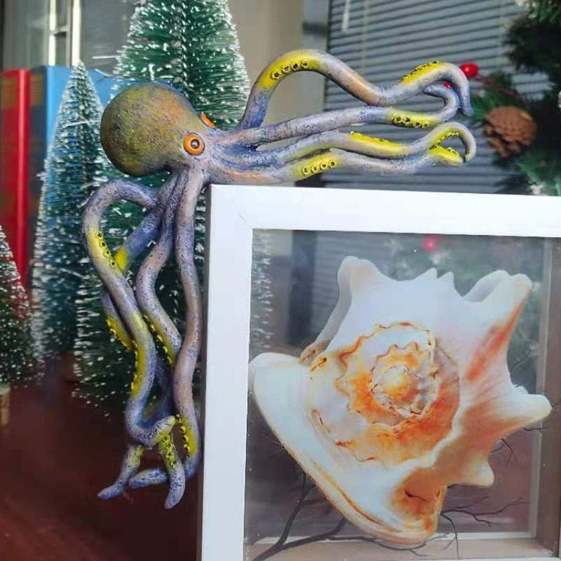 Elephant Octopus Resin Desk Ornaments - DormVibes
