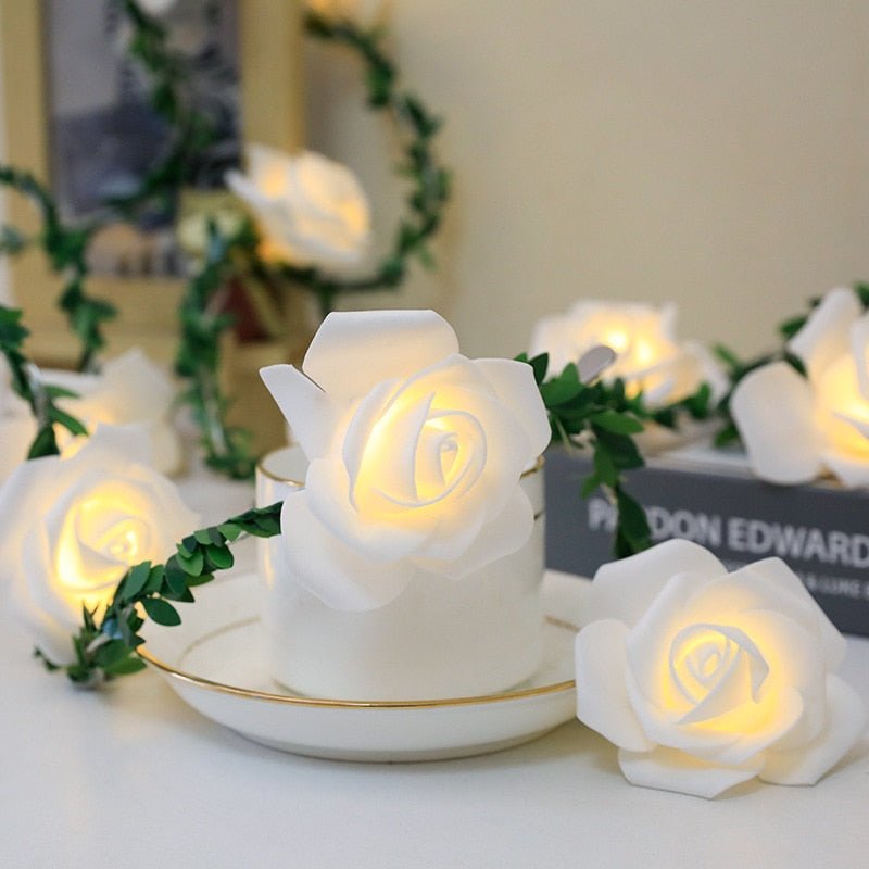 Enchanting LED String Lights Rose for Bedroom Vibes and Aesthetic - DormVibes