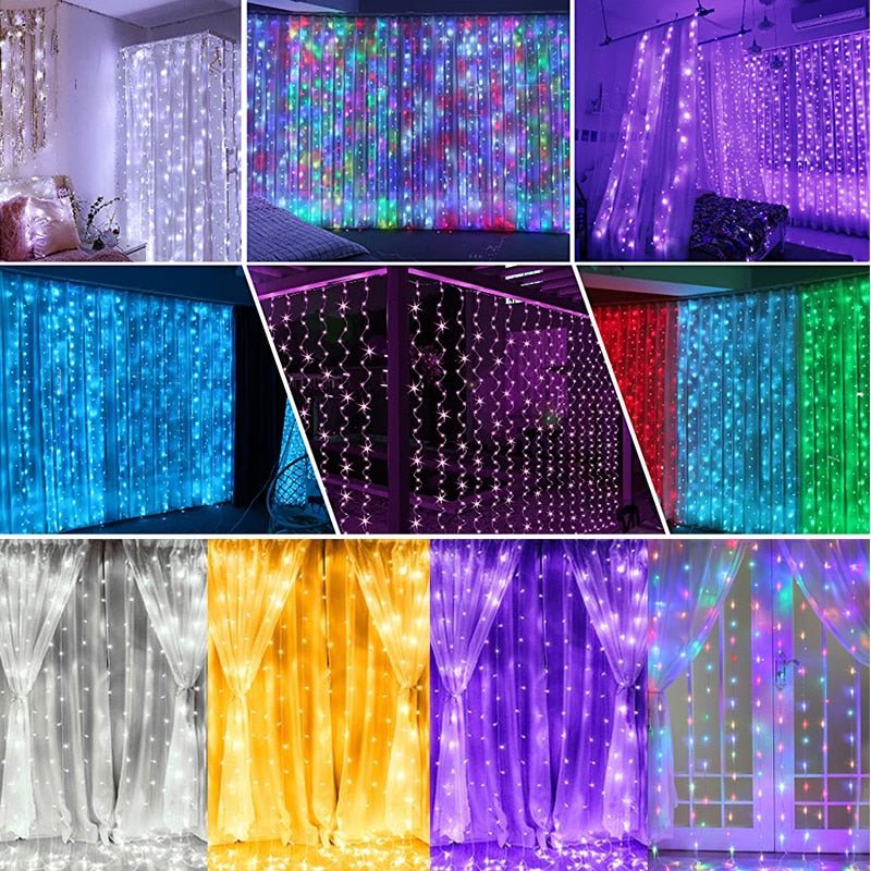 Generic LED Fairy Lights Curtain Lights - DormVibes