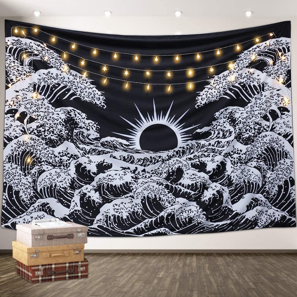 Inverse Mt Fuji Tapestry - DormVibes