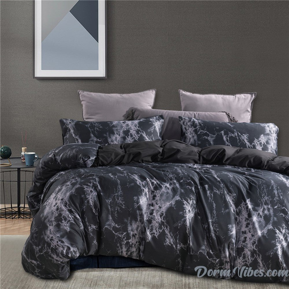 Lightweight Marble Bed Set - DormVibes