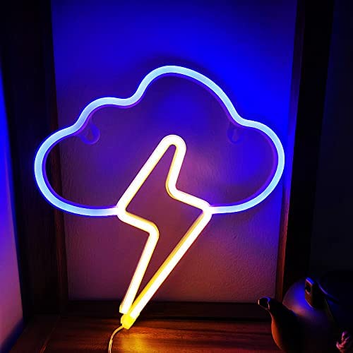 Neon Storm Sign - DormVibes