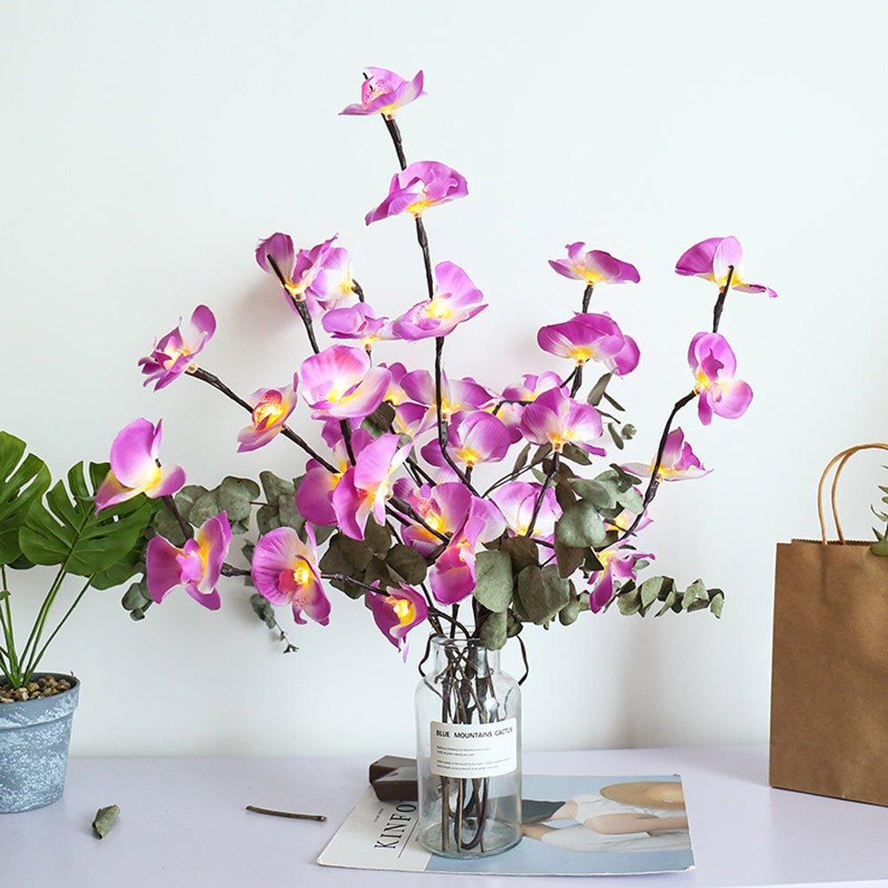 Orchid Bouquet String Lights - DormVibes