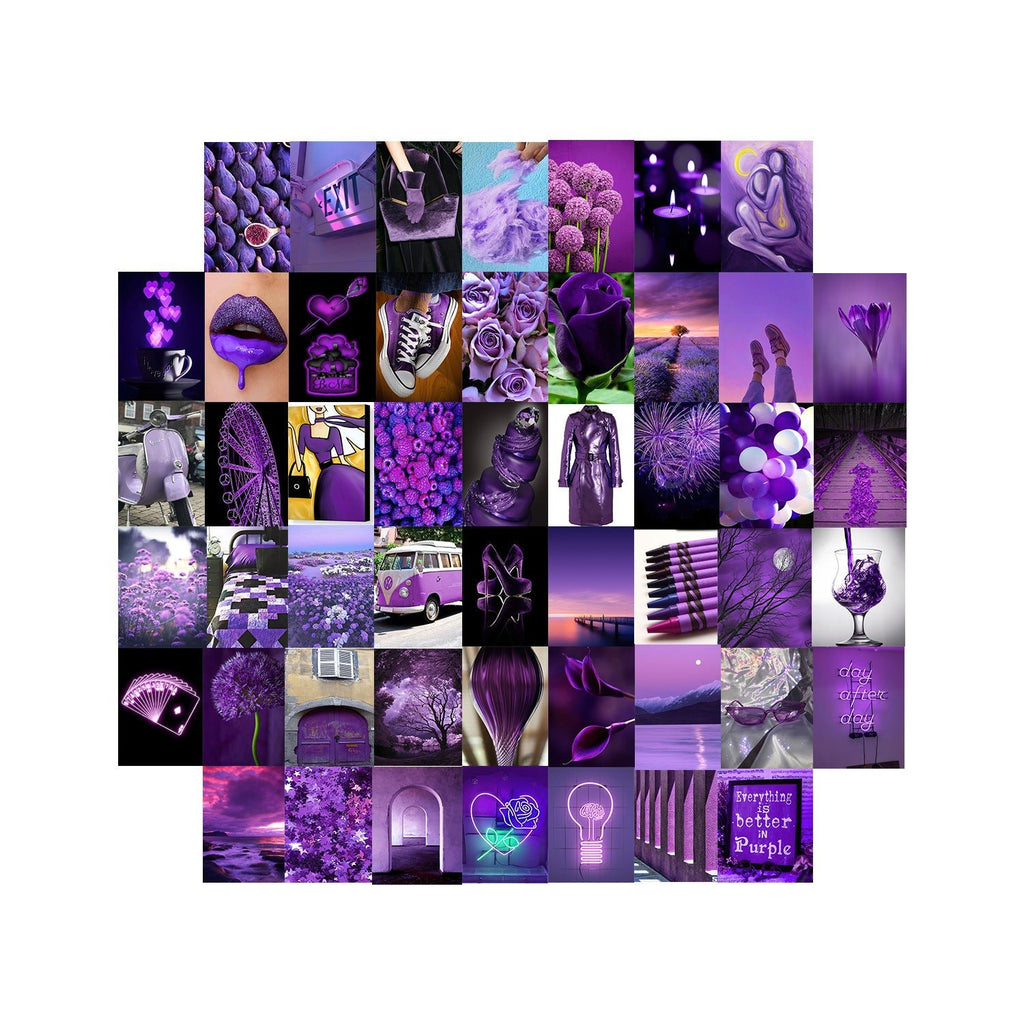 Violet Skies Collage Kit - DormVibes
