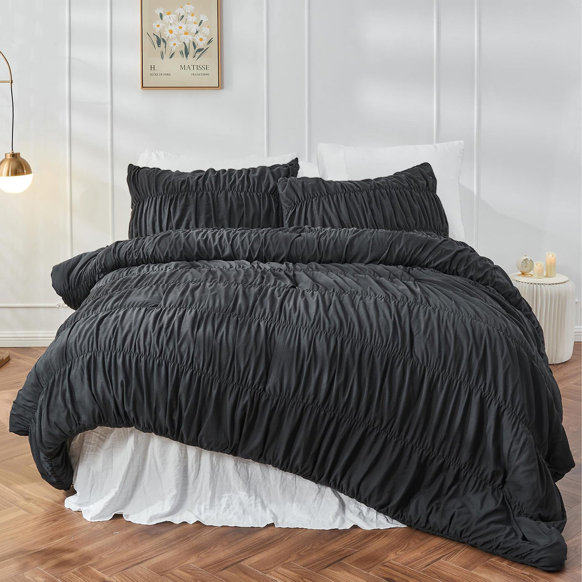 Juliette Ruched Bedding Set