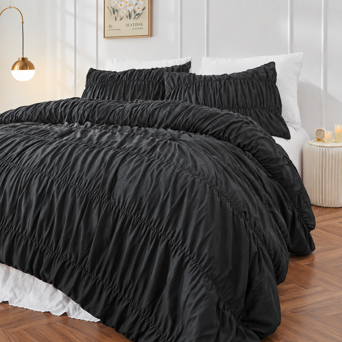 Juliette Ruched Bedding Set