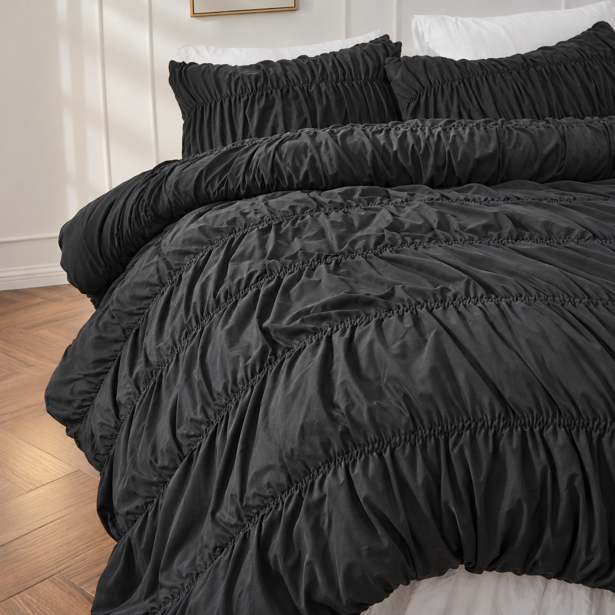Juliette Ruched Bedding Set