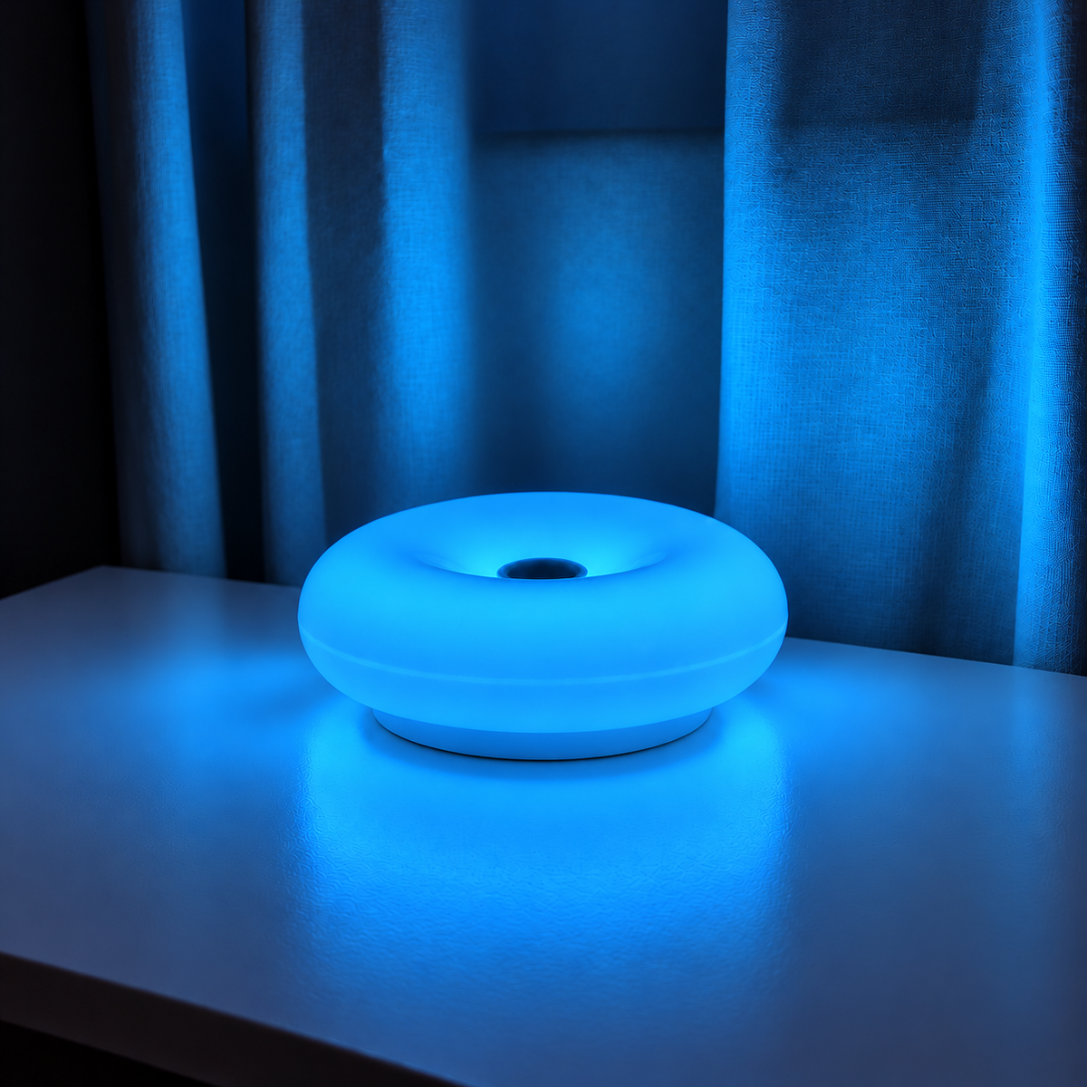 Halo Disc Mood Lamp – Rechargeable Color Changing Mood Light