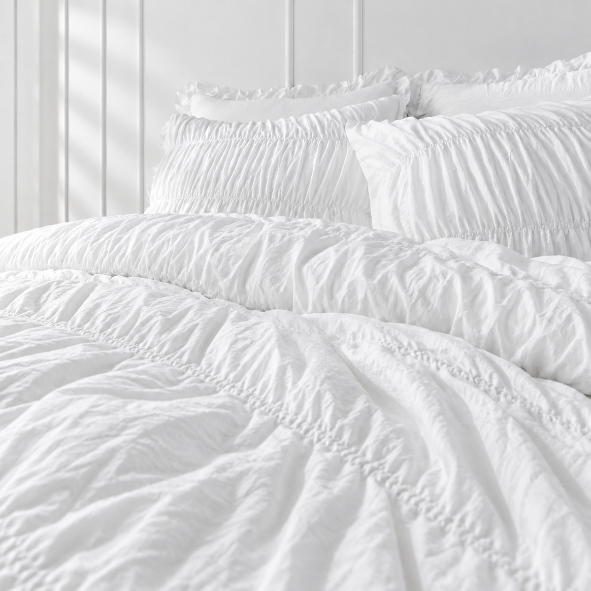 Juliette Ruched Bedding Set