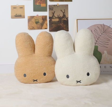 Soft Pluffy Bunny Plush Pillow – DormVibes