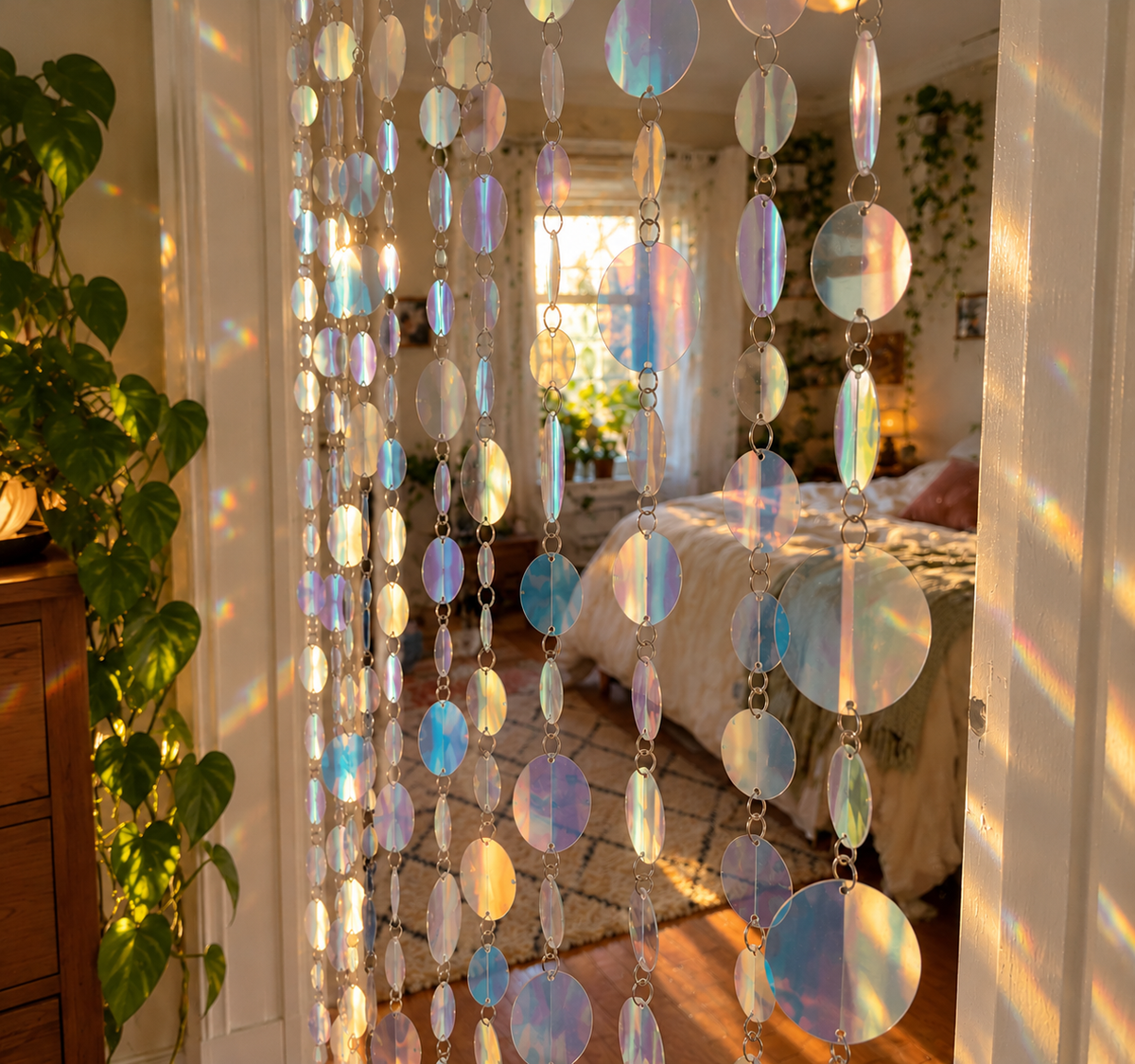 Prismelt Iridescent Sequin Curtain