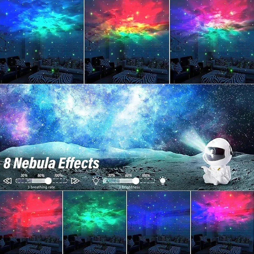 Astronaut Space Projector Night Light Lamp - DormVibes