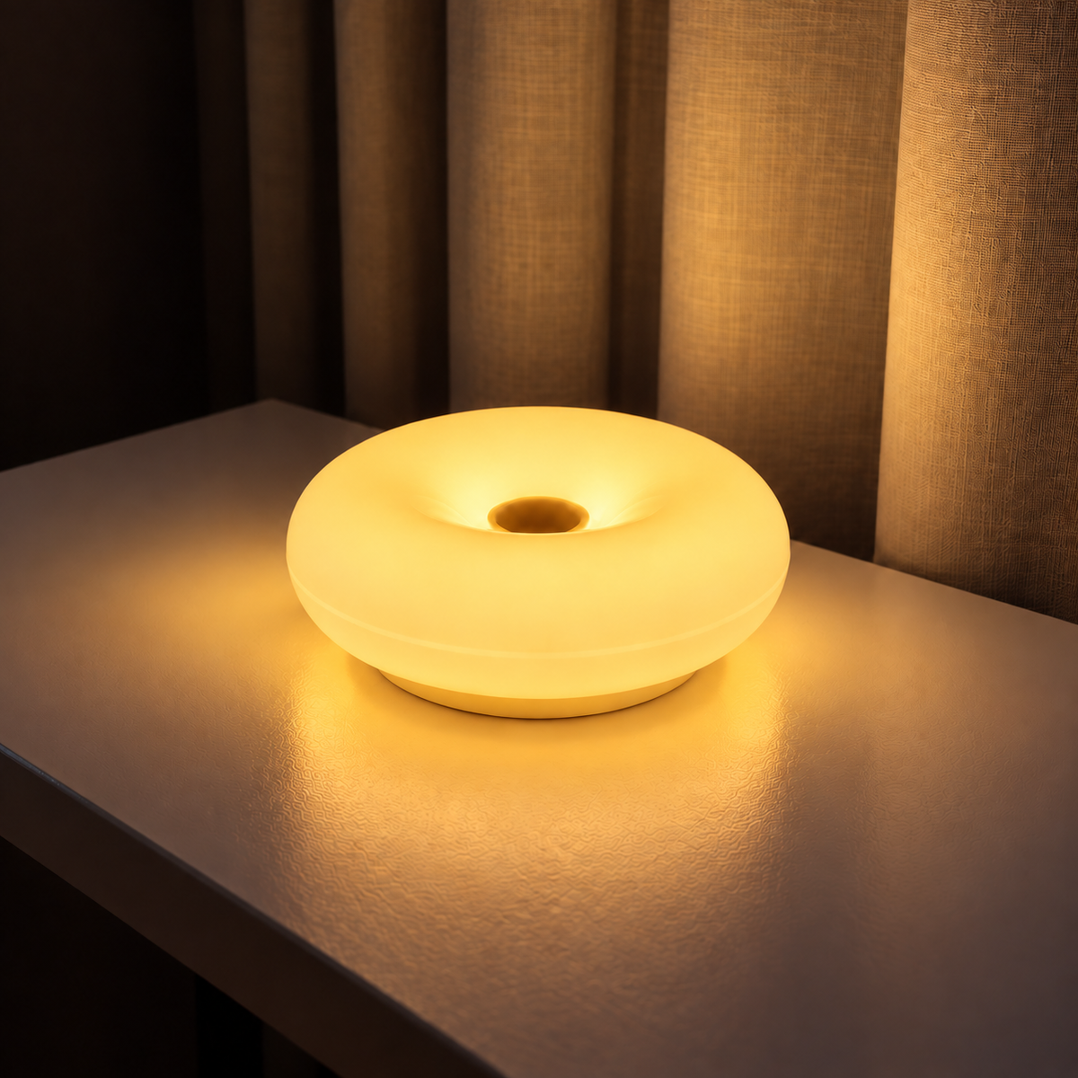 Halo Disc Mood Lamp – Rechargeable Color Changing Mood Light