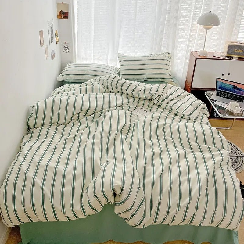 Classic Stripes Bed Set - DormVibes
