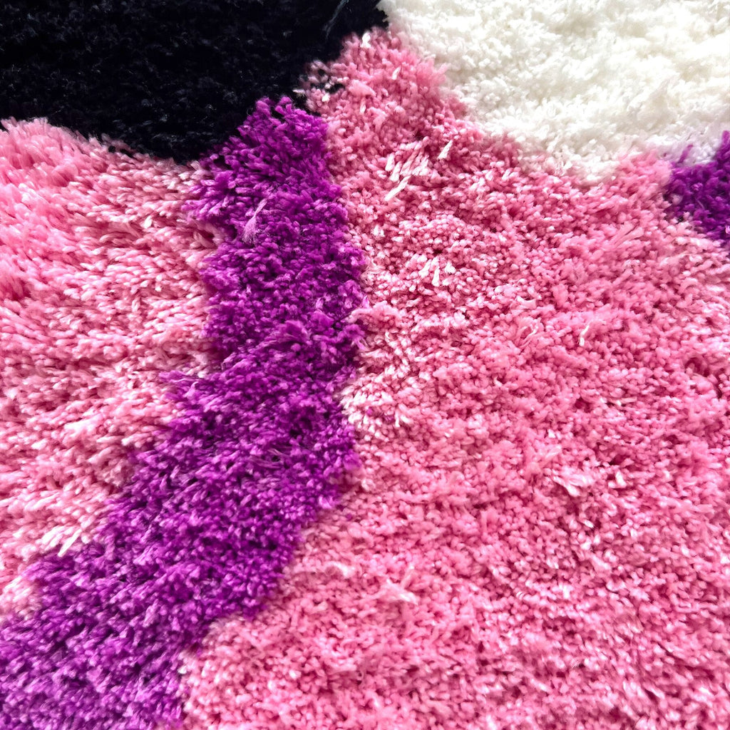 Cute Pink Mice Rats In Love Tufted Rug - DormVibes