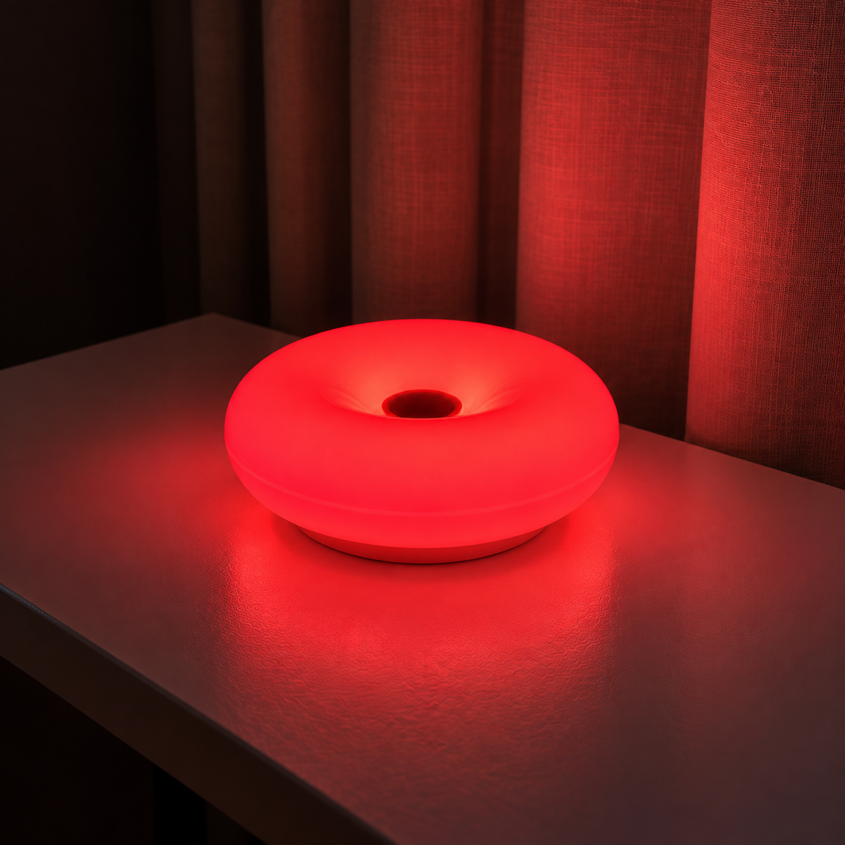 Halo Disc Mood Lamp – Rechargeable Color Changing Mood Light