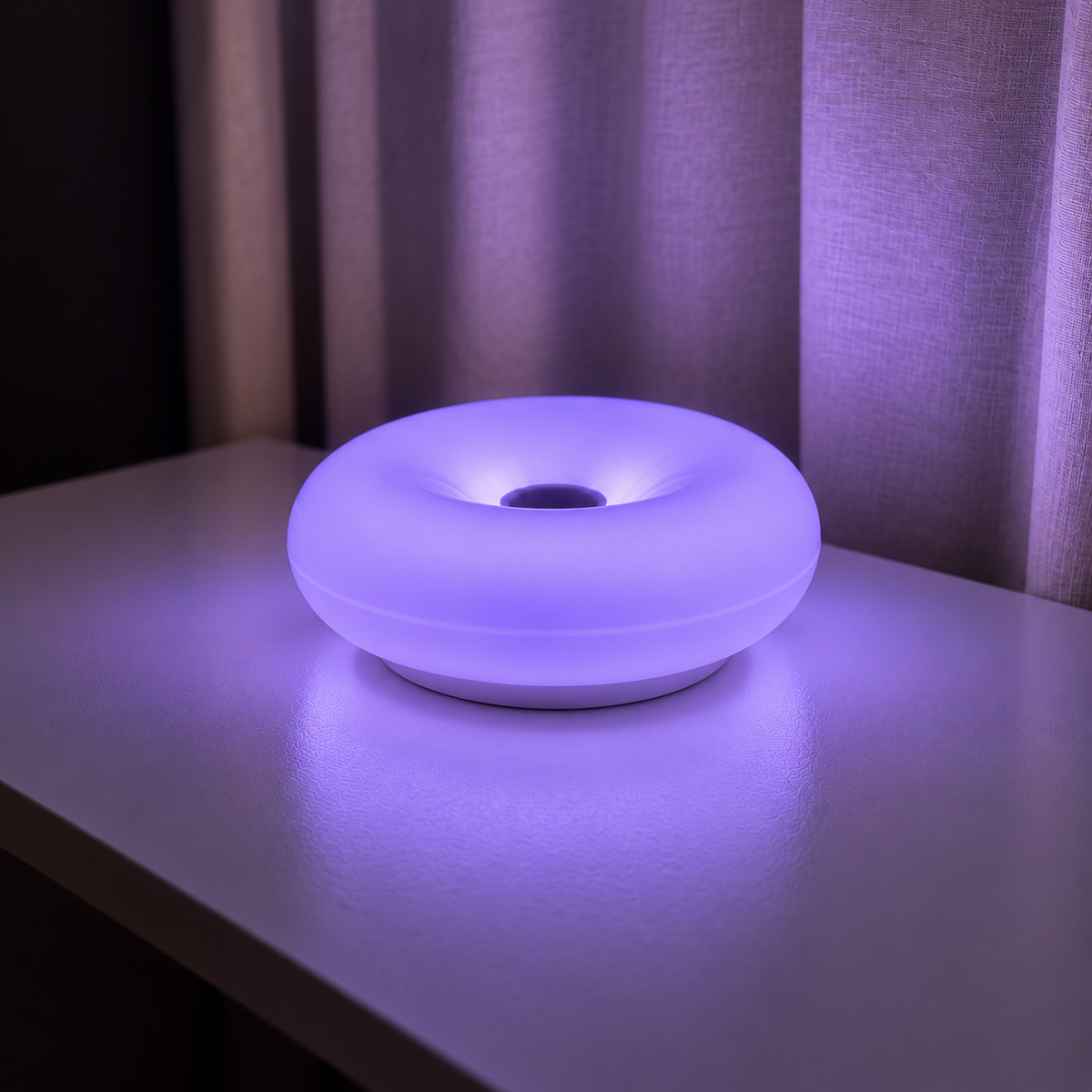Halo Disc Mood Lamp – Rechargeable Color Changing Mood Light