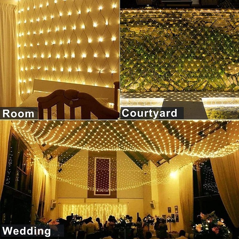 LED Net Mesh Fairy String Light - DormVibes