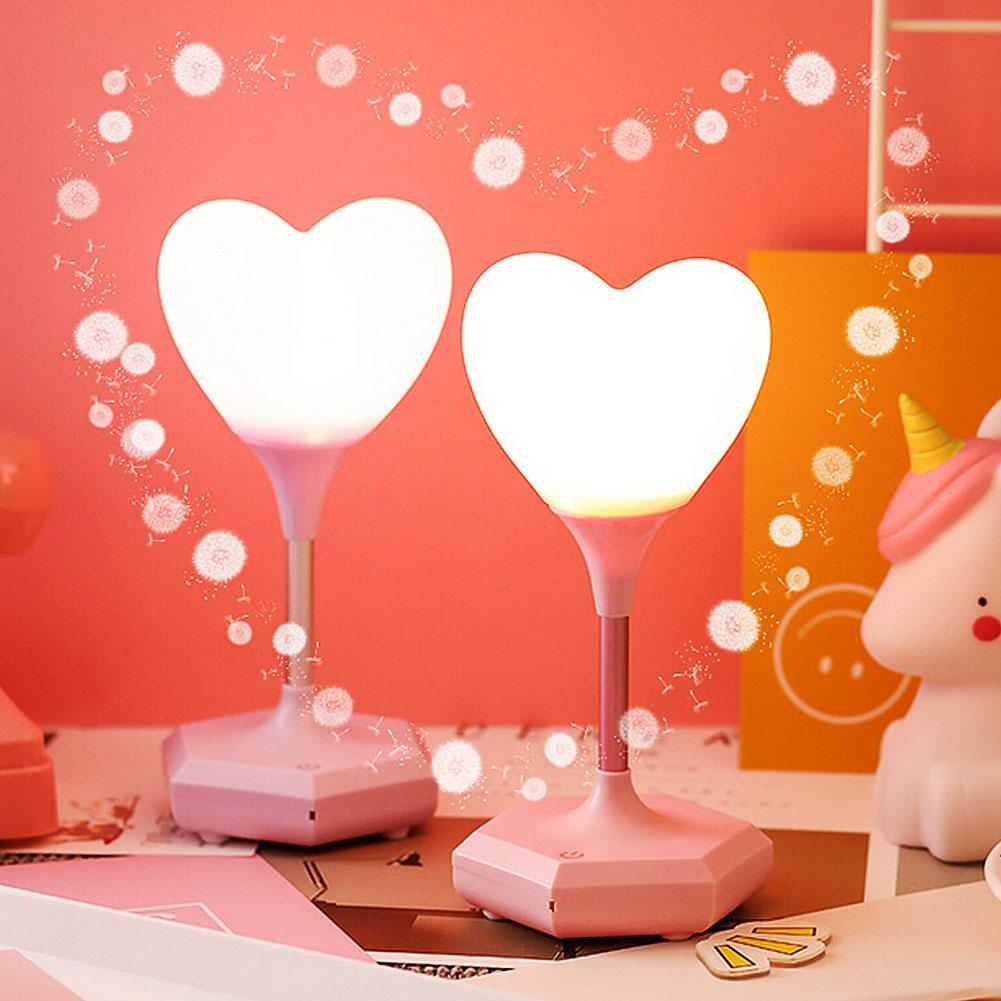 Love Heart USB Dimmable Night Light - DormVibes