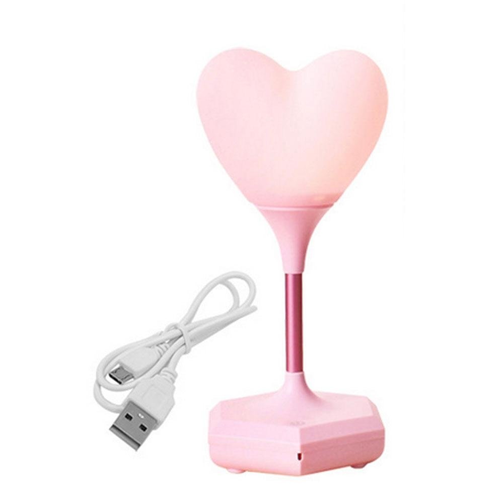 Love Heart USB Dimmable Night Light - DormVibes