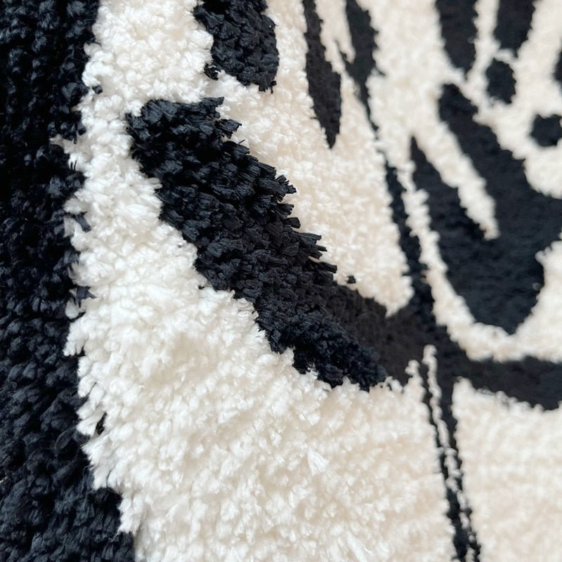 Palm Print Butt Tufted Rug - DormVibes