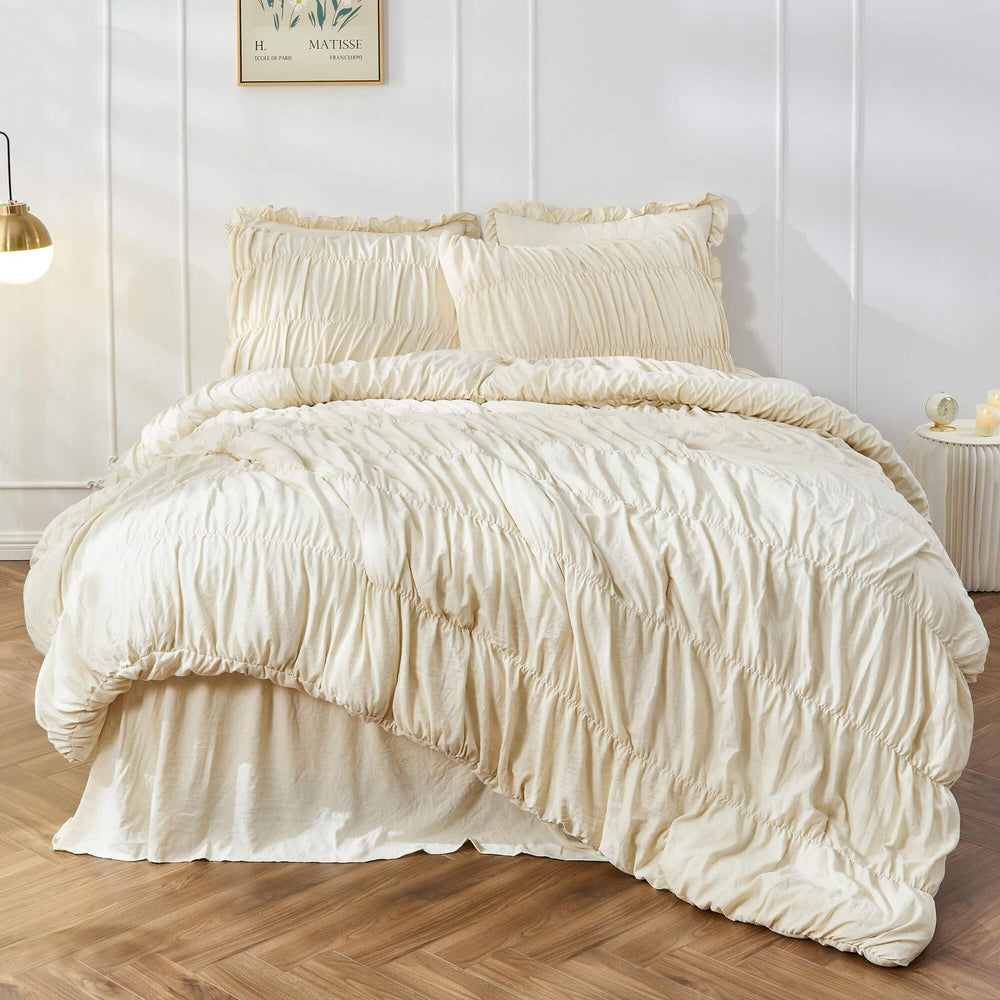 Juliette Ruched Bedding Set