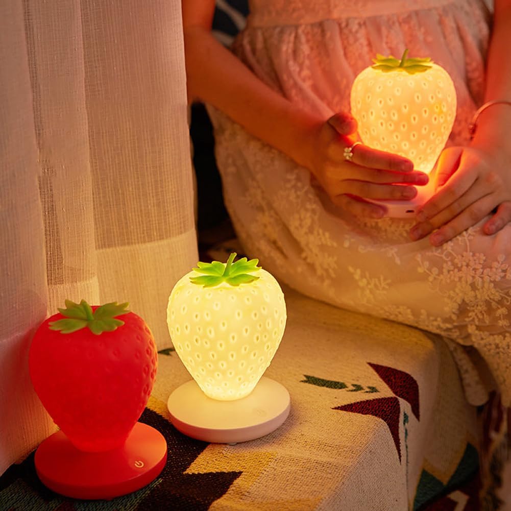 Strawberry Lamp Aesthetic Night Light - DormVibes