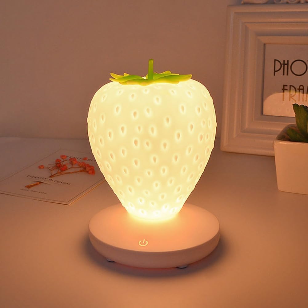 Strawberry Lamp Aesthetic Night Light - DormVibes
