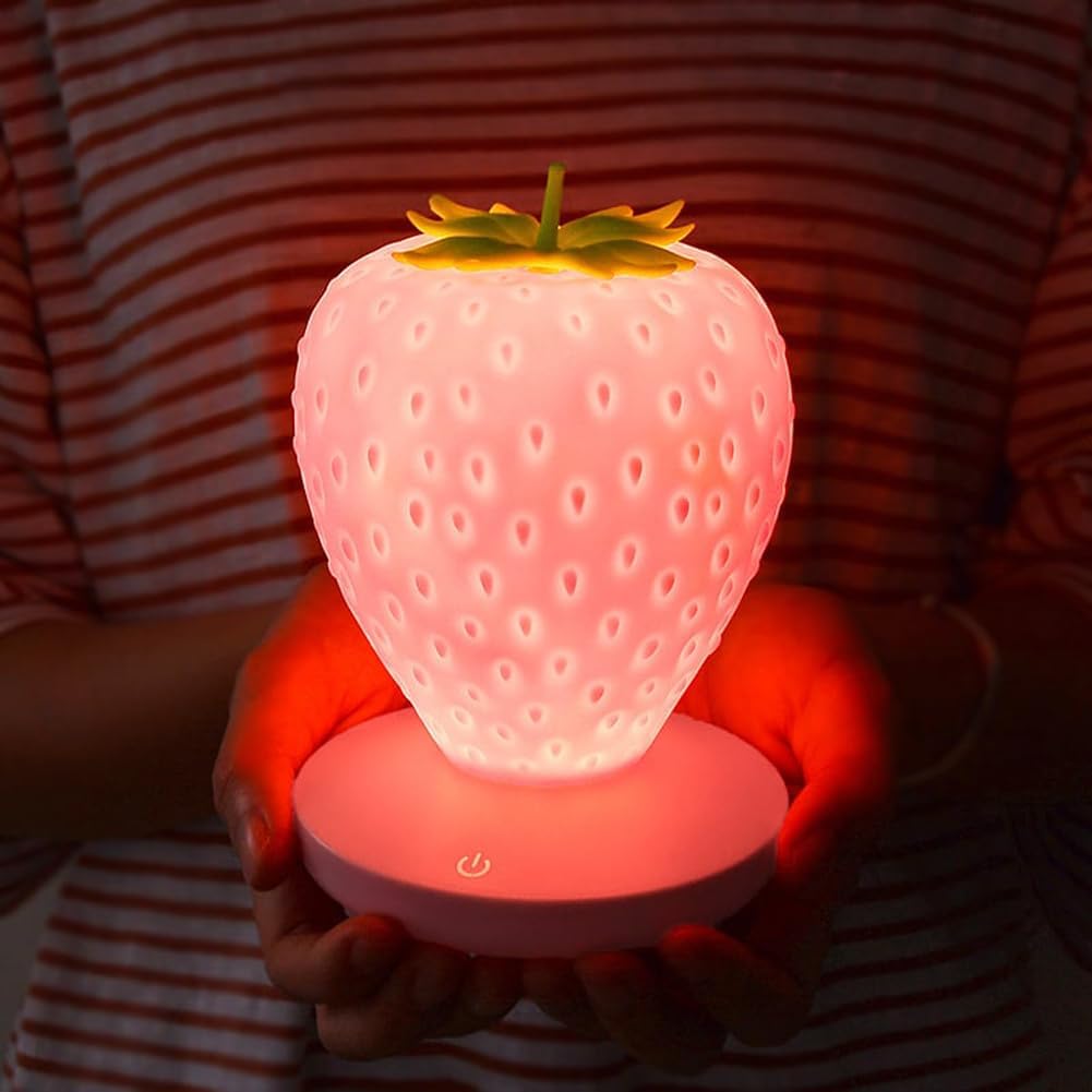 Strawberry Lamp Aesthetic Night Light - DormVibes