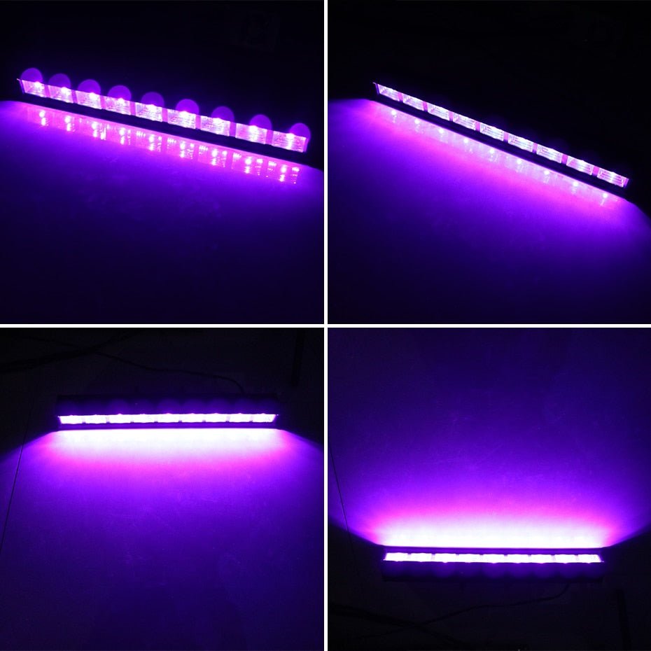 12 LED UV Black Lights Stage Blacklight For Bedroom Gameroom - DormVibes