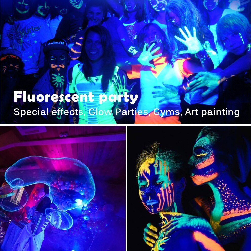 where to buy black light party supplies? - Black light LED glow