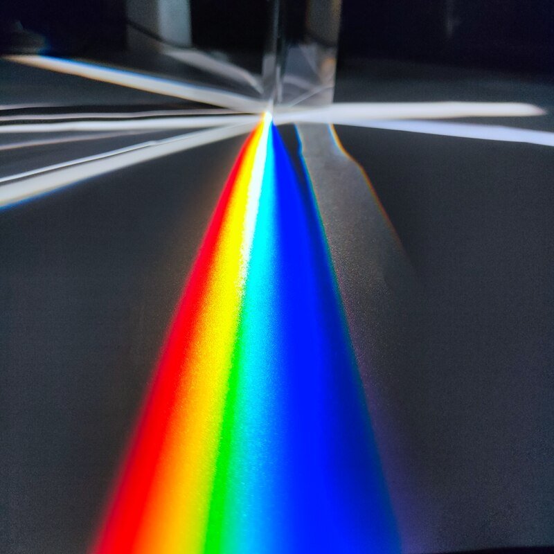 25*25*80mm Triangular Prism – Optical Science Experiment Tool, Seven-C ...