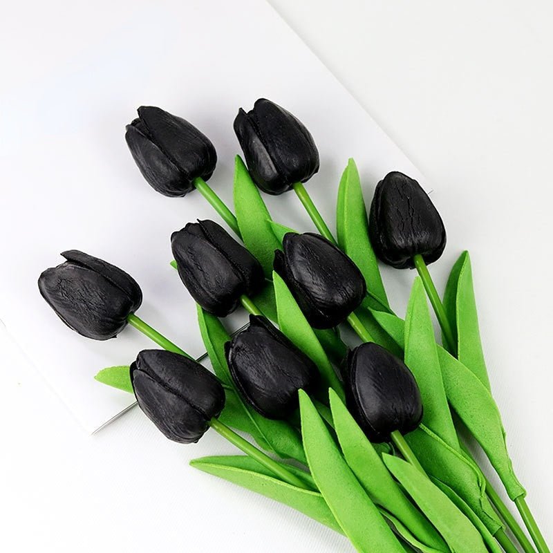 30cm Real Touch PU Tulips – Artificial Flowers for Home, Garden, Bedroom Decoration, flores artificiales para decoracion hogar - DormVibes
