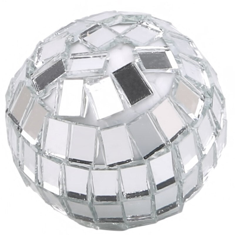 3CM & 5CM Disco Glass Ball Light – Reflective Rotating Mirror Ball for DJ, Christmas Party, and Home Decor - DormVibes