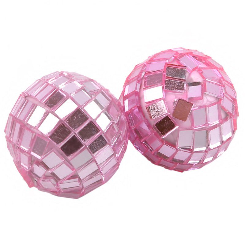 3CM & 5CM Disco Glass Ball Light – Reflective Rotating Mirror Ball for DJ, Christmas Party, and Home Decor - DormVibes