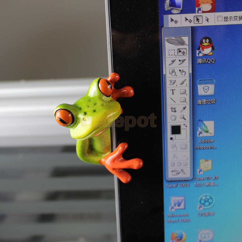 3D Frog Desk Ornament - DormVibes