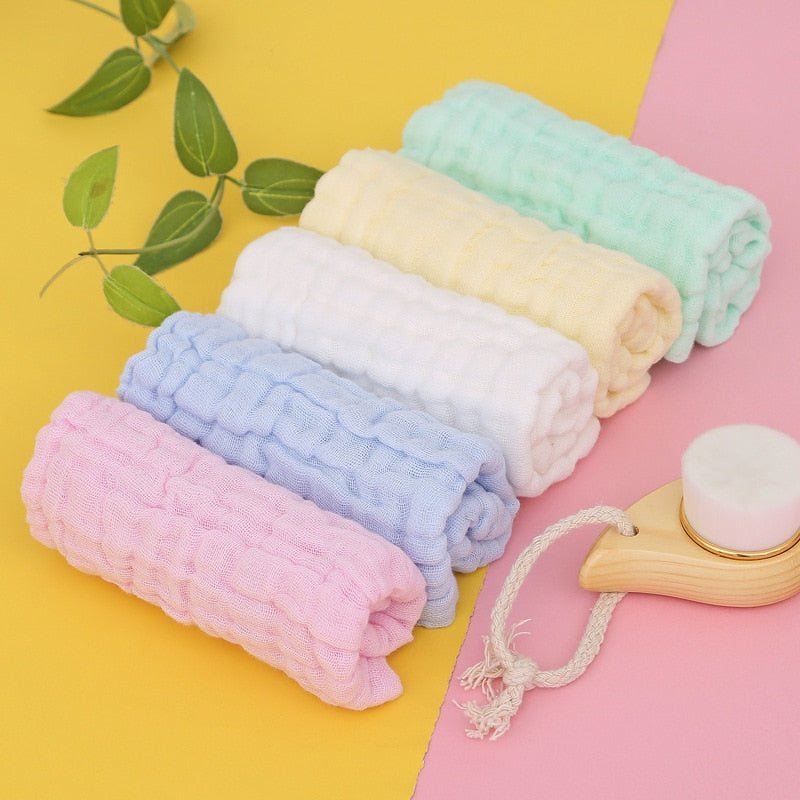 10pcs/lot Children Saliva Towels Face Towel Home Textile Small Hand Towel  Kitchen Squares Towels Hotel toalla microfibra W006 - AliExpress