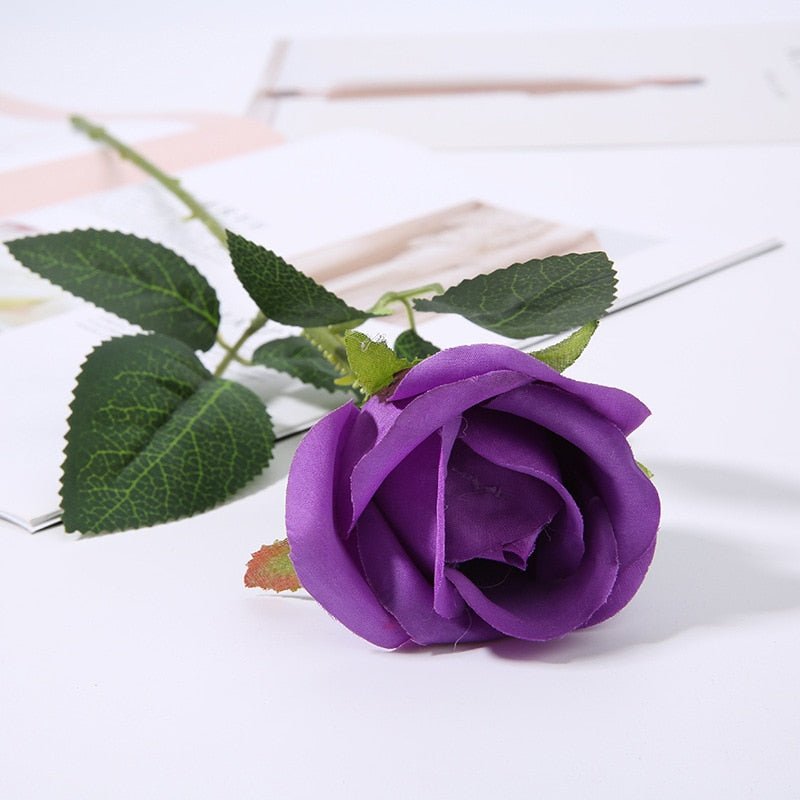 8PCS Artificial Silk Roses Bouquet for Home Decor - DormVibes