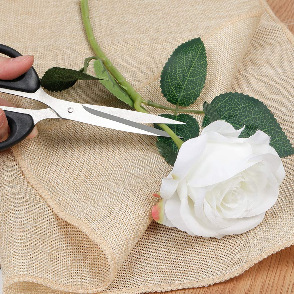 8PCS Artificial Silk Roses Bouquet for Home Decor - DormVibes