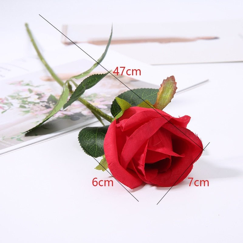 8PCS Artificial Silk Roses Bouquet for Home Decor - DormVibes
