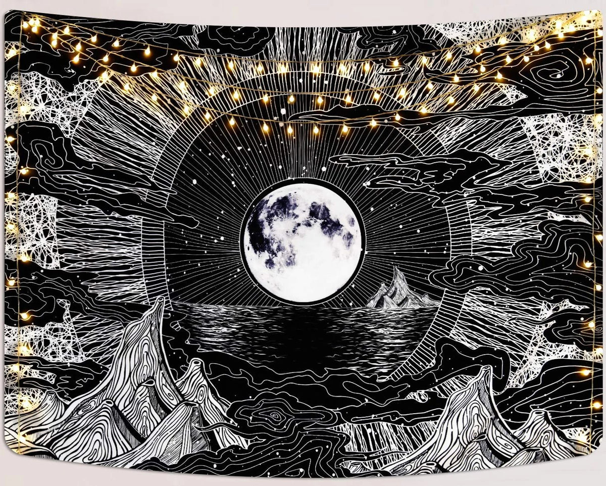 Starry Mountain Tapestry