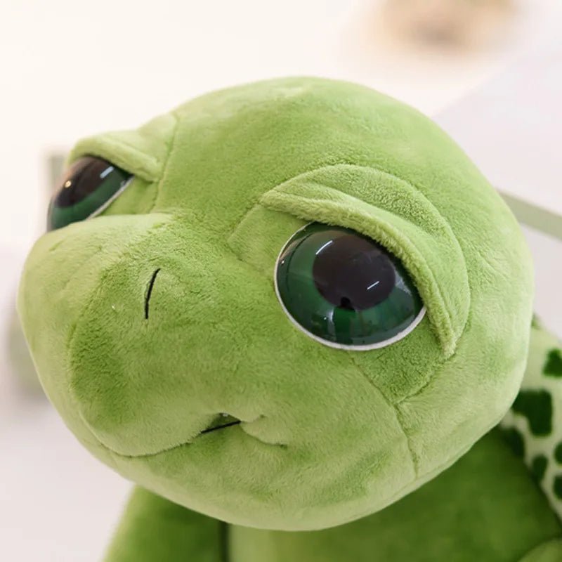 Adorable Big-Eyed Turtle Plush - DormVibes
