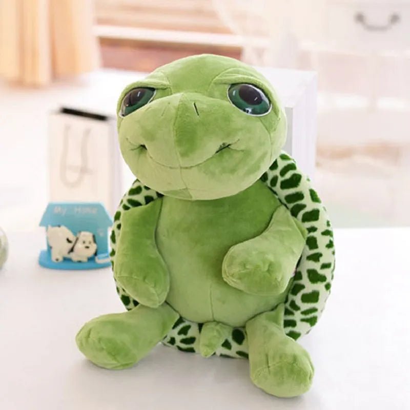 Adorable Big-Eyed Turtle Plush - DormVibes